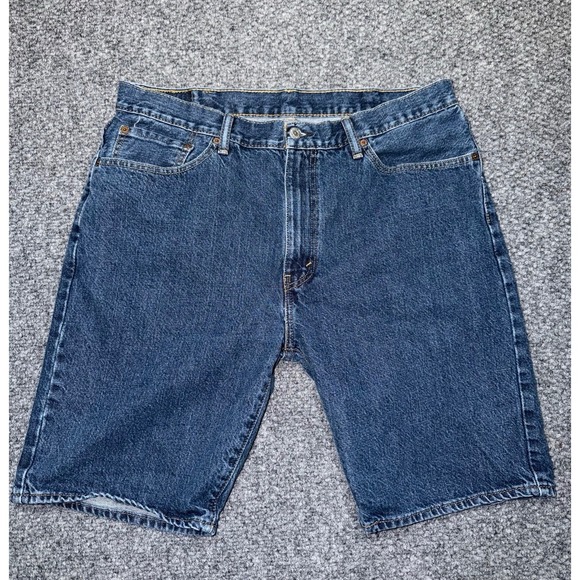 Levi's Other - Levi's 505 Regular Fit Denim Shorts Men's Size 38 Dark Wash Jorts